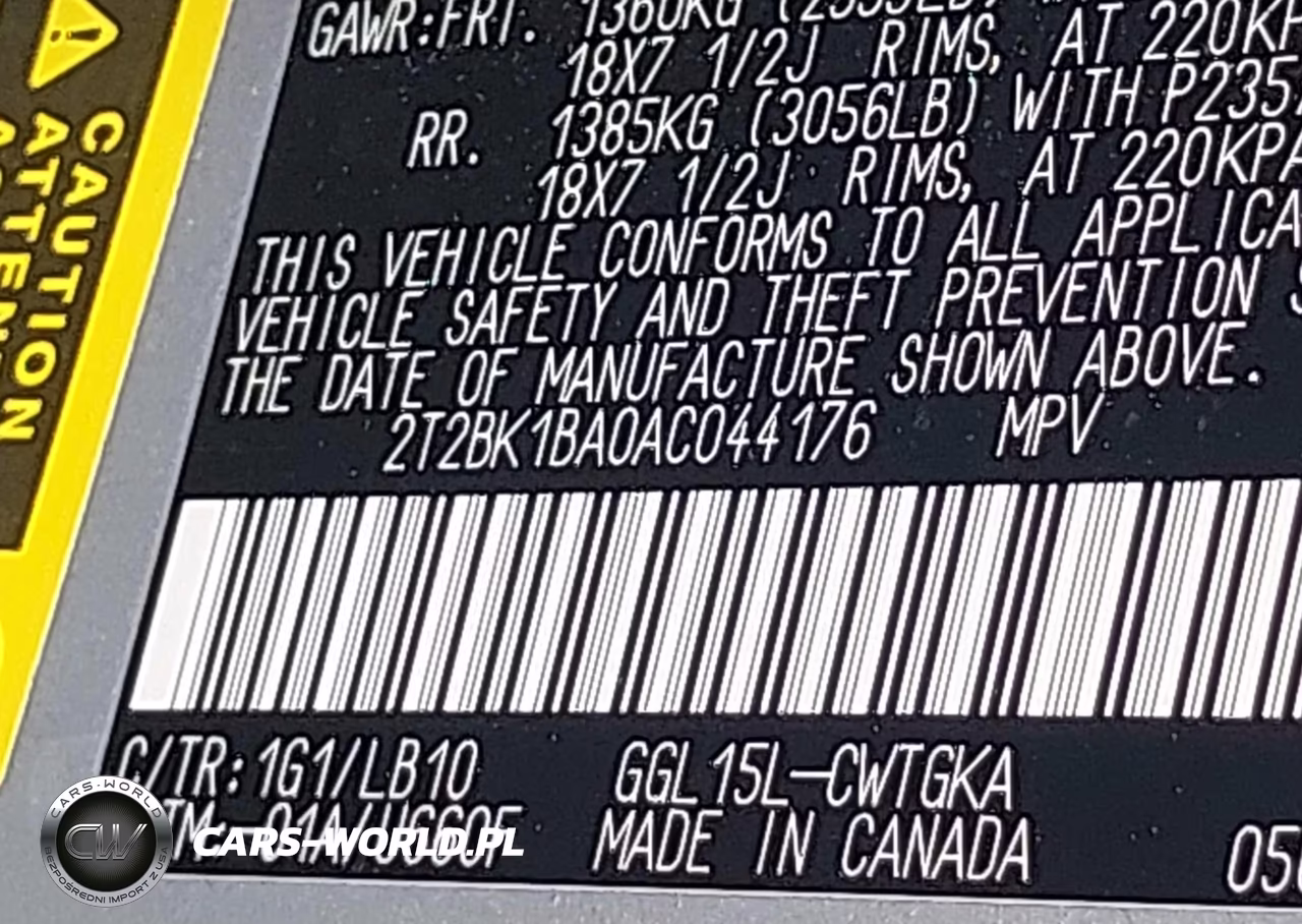 2010 Lexus Rx 350 VIN:2T2BK1BA0AC044176 - 9