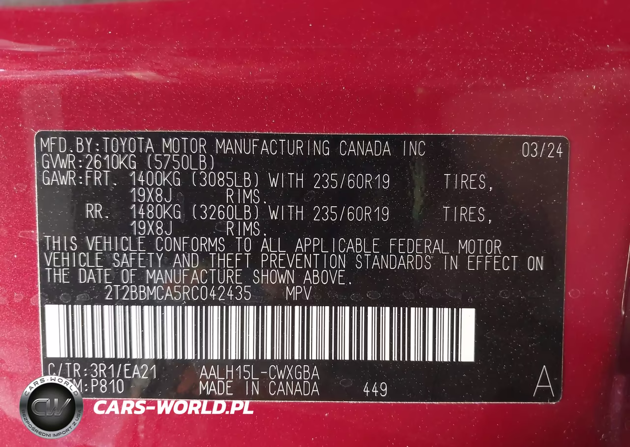 2024 Lexus Rx 350H Premium VIN:2T2BBMCA5RC042435 - 9