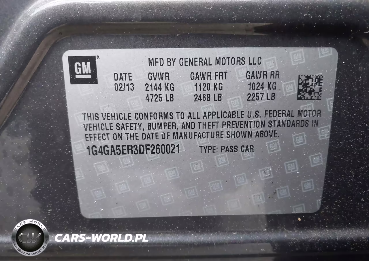 2013 Buick Lacrosse VIN:1G4GA5ER3DF260021 - 9