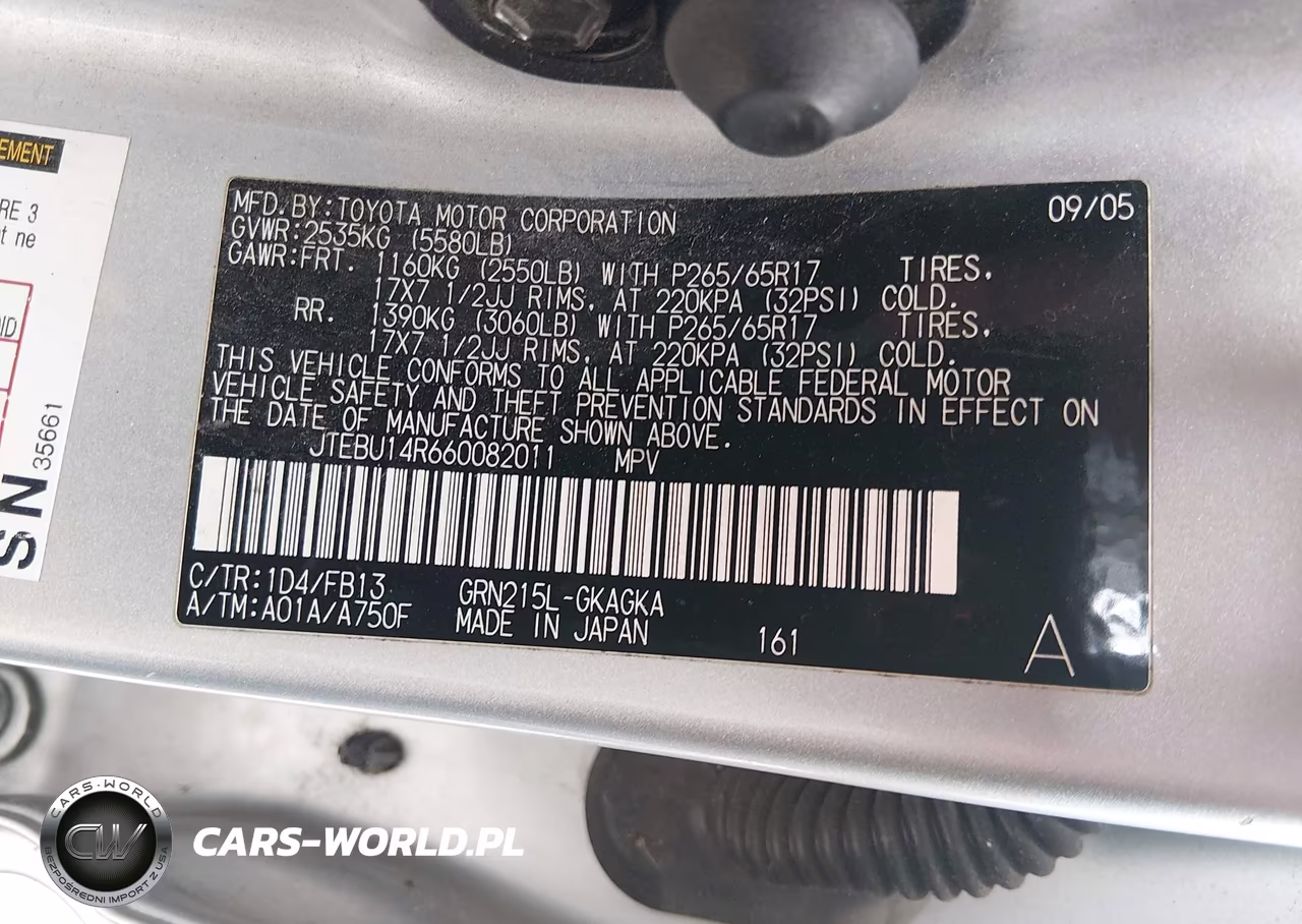 2006 Toyota 4Runner Sr5 Sport V6 VIN:JTEBU14R660082011 - 9