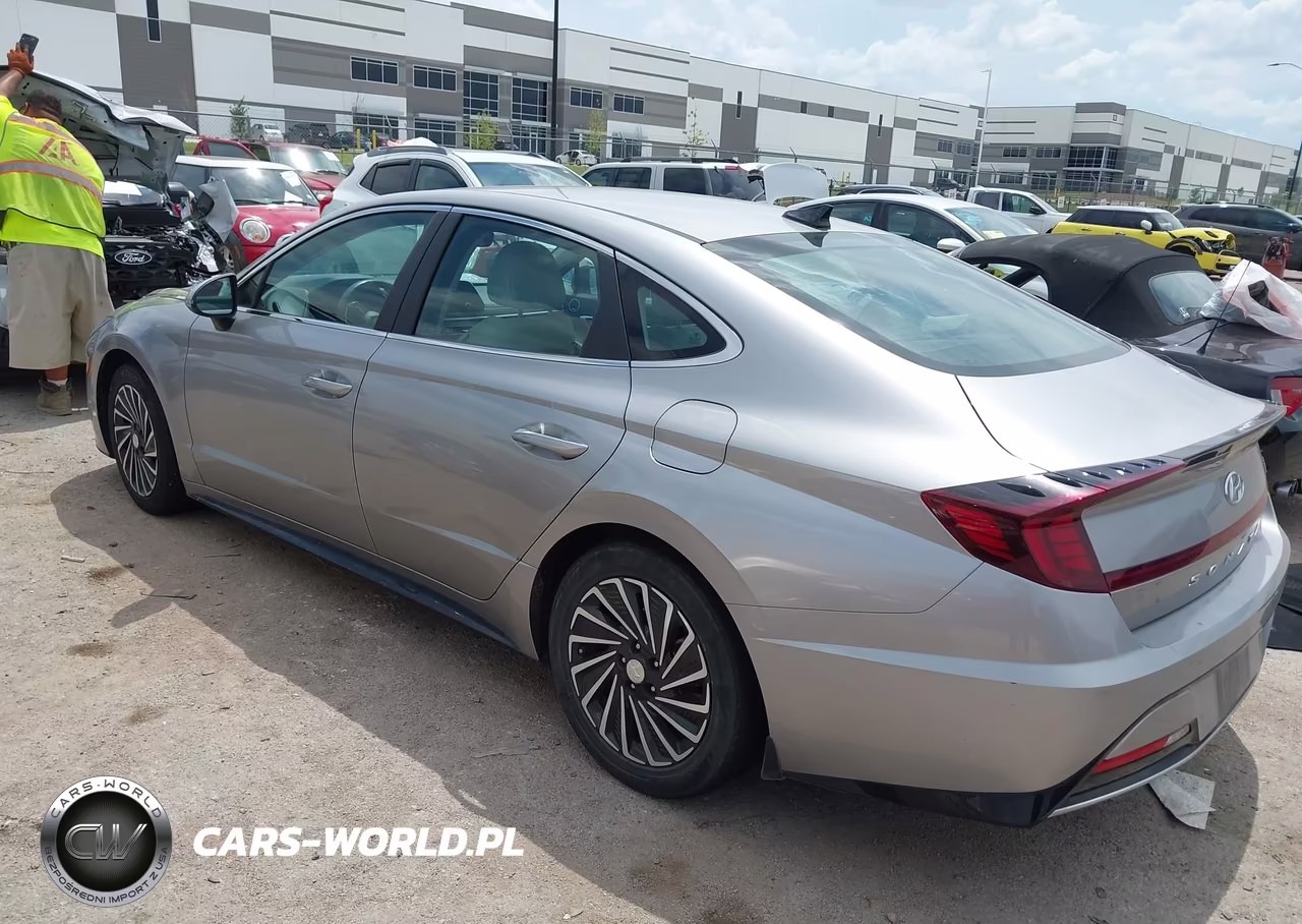 2021 Hyundai Sonata Sel VIN:KMHL34JJ4MA026566 - 3
