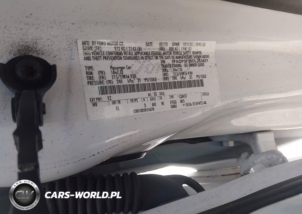 2013 Ford Focus Se VIN:1FADP3F25DL253431 - 9