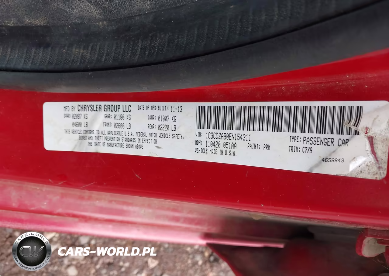 2014 Dodge Avenger Se VIN:1C3CDZAB0EN154311 - 9