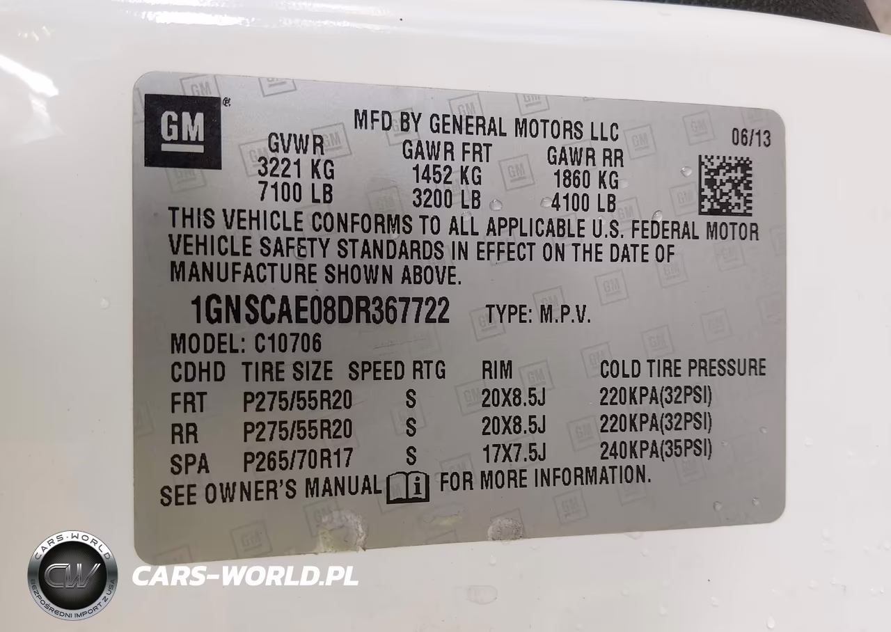 2013 Chevrolet Tahoe Ls VIN:1GNSCAE08DR367722 - 9