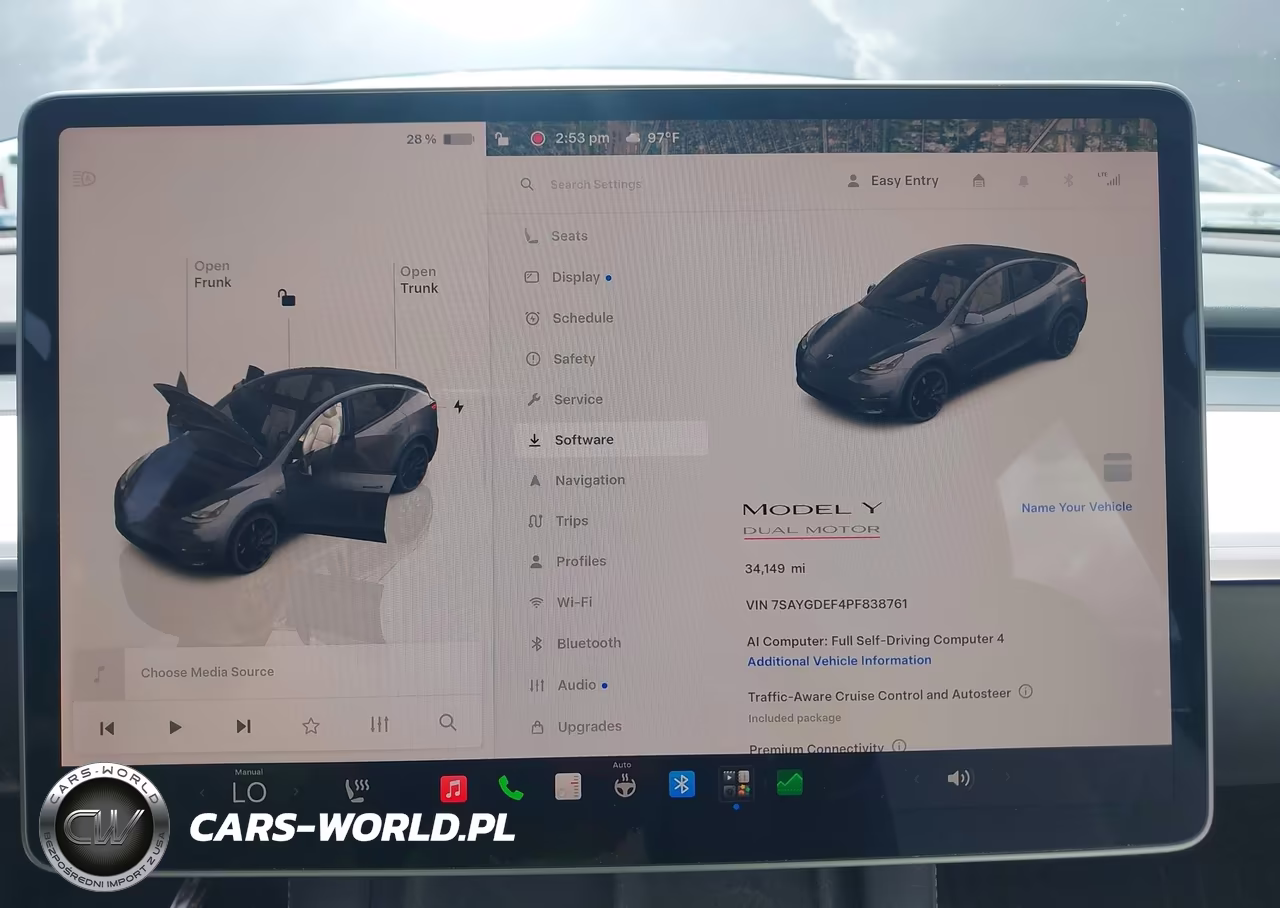 2023 Tesla Model Y Performance Dual Motor All-Wheel Drive VIN:7SAYGDEF4PF838761 - 7