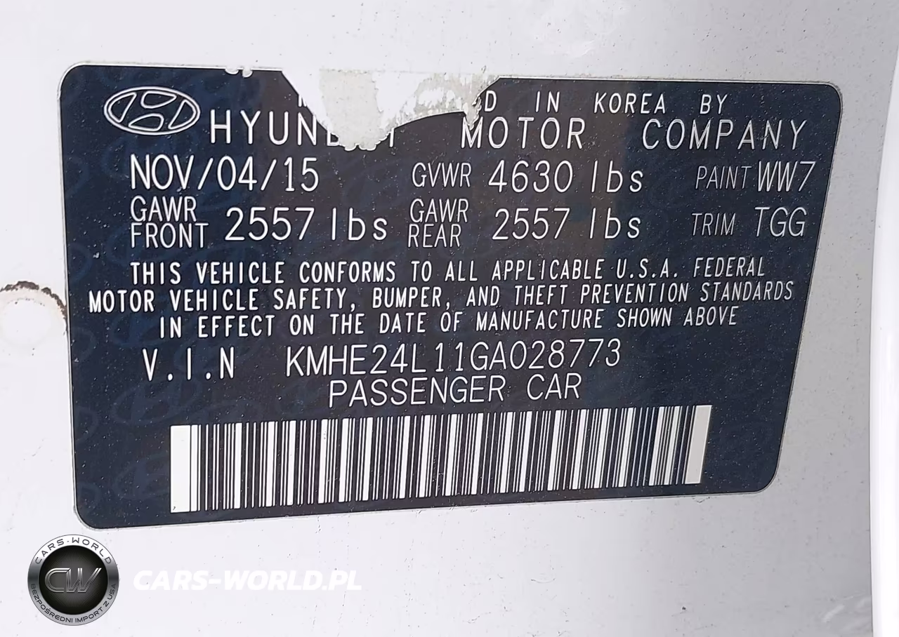 2016 Hyundai Sonata Hybrid VIN:KMHE24L11GA028773 - 9