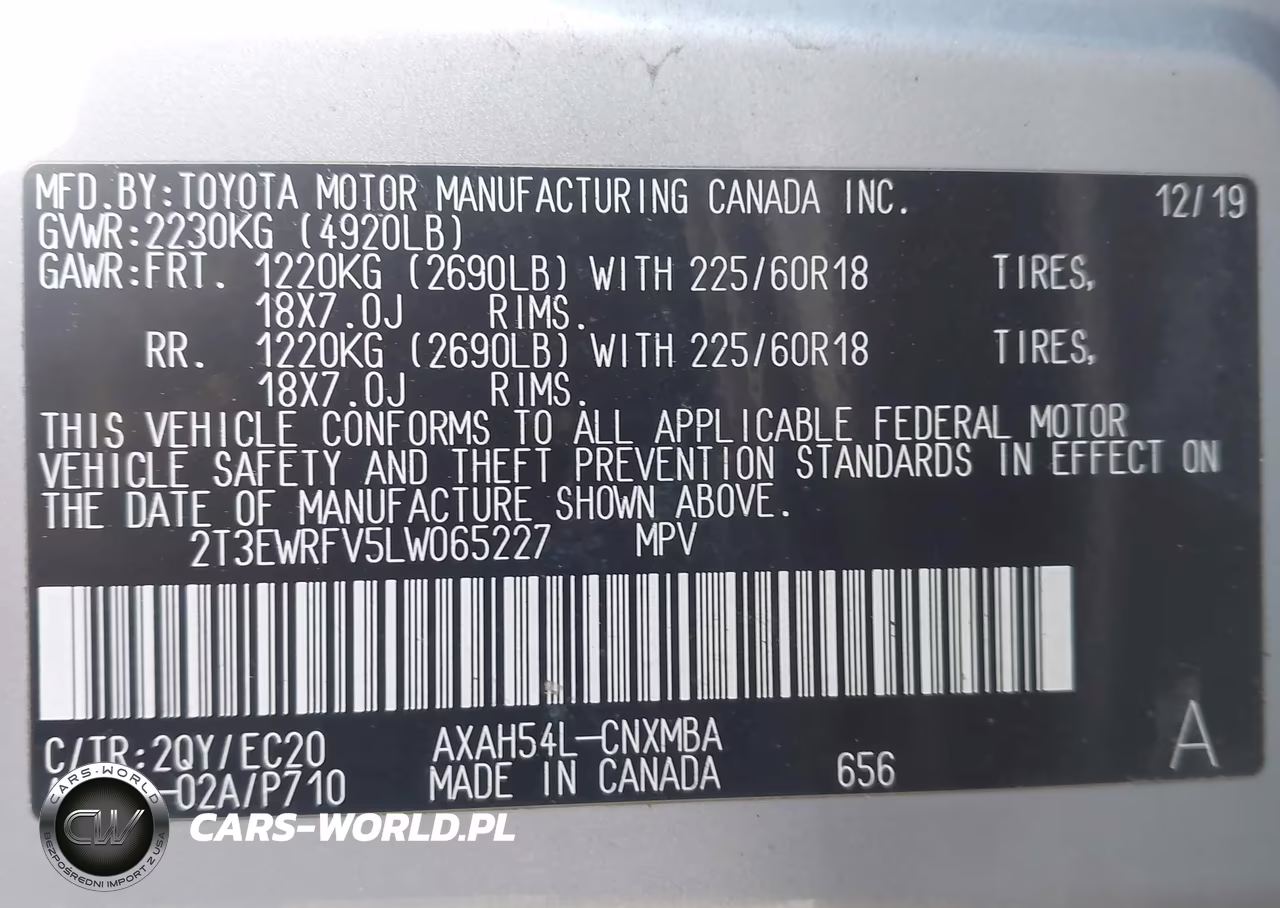 2020 Toyota Rav4 Hybrid Xse VIN:2T3EWRFV5LW065227 - 9
