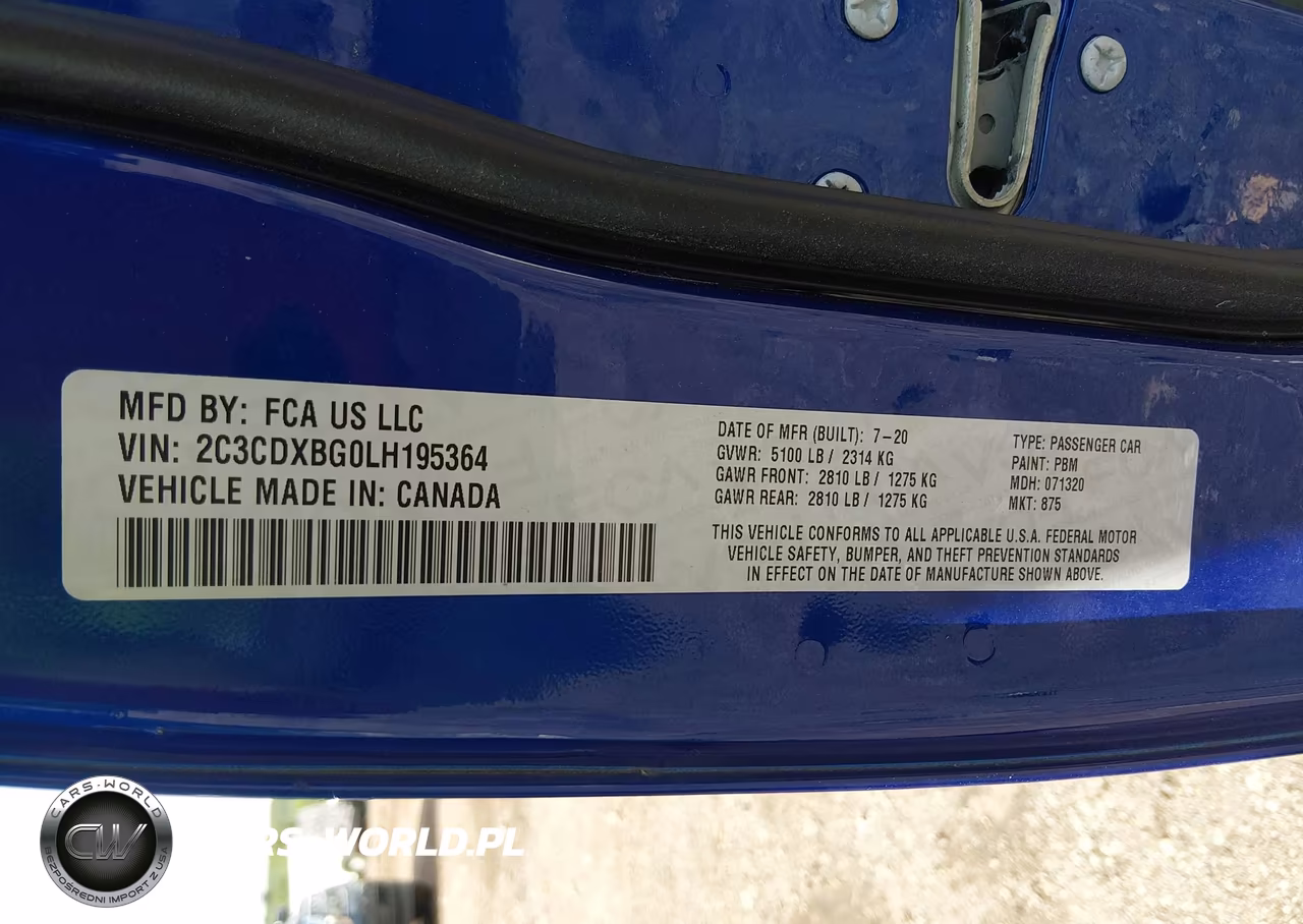 2020 Dodge Charger Sxt Rwd VIN:2C3CDXBG0LH195364 - 9
