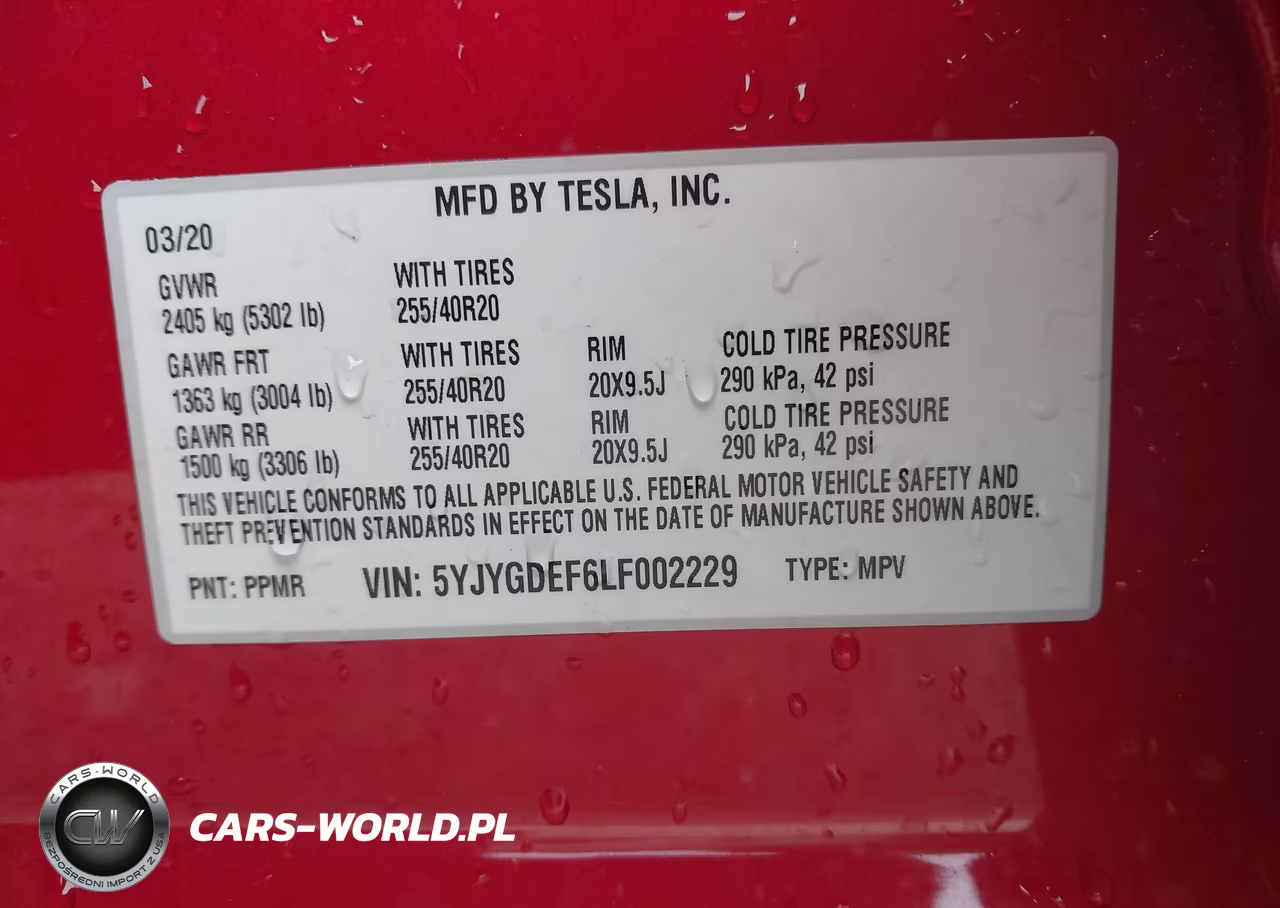 2020 Tesla Model Y Long Range Dual Motor All-Wheel Drive-Performance Dual Motor All-Wheel Drive VIN:5YJYGDEF6LF002229 - 9