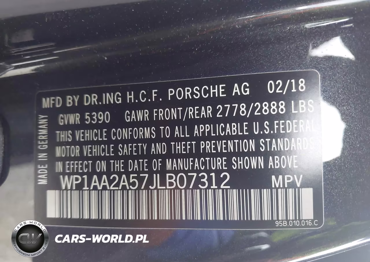 2018 Porsche Macan VIN:WP1AA2A57JLB07312 - 9
