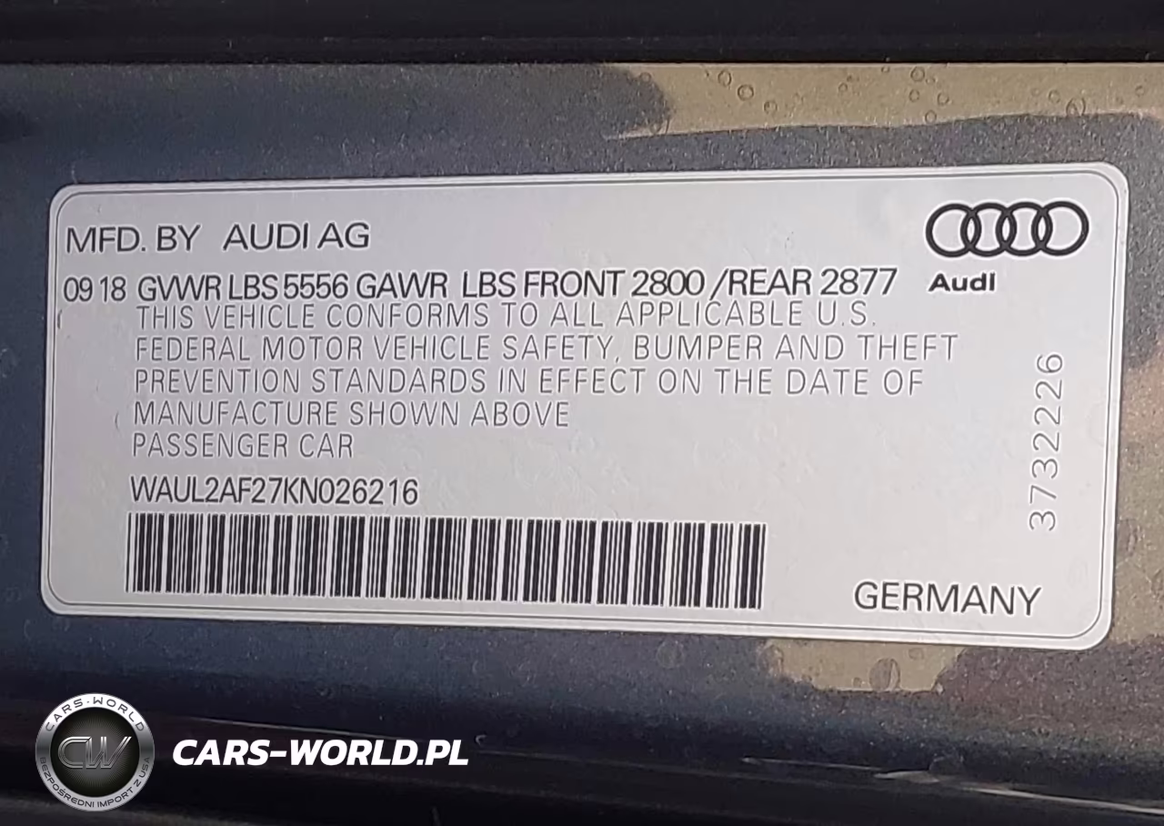 2019 Audi A6 55 Premium VIN:WAUL2AF27KN026216 - 9