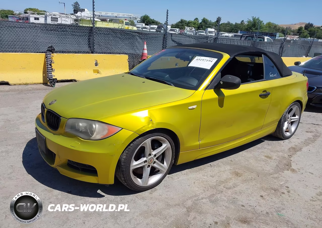 2010 BMW 135I VIN:WBAUN9C51AVK41338 - 2