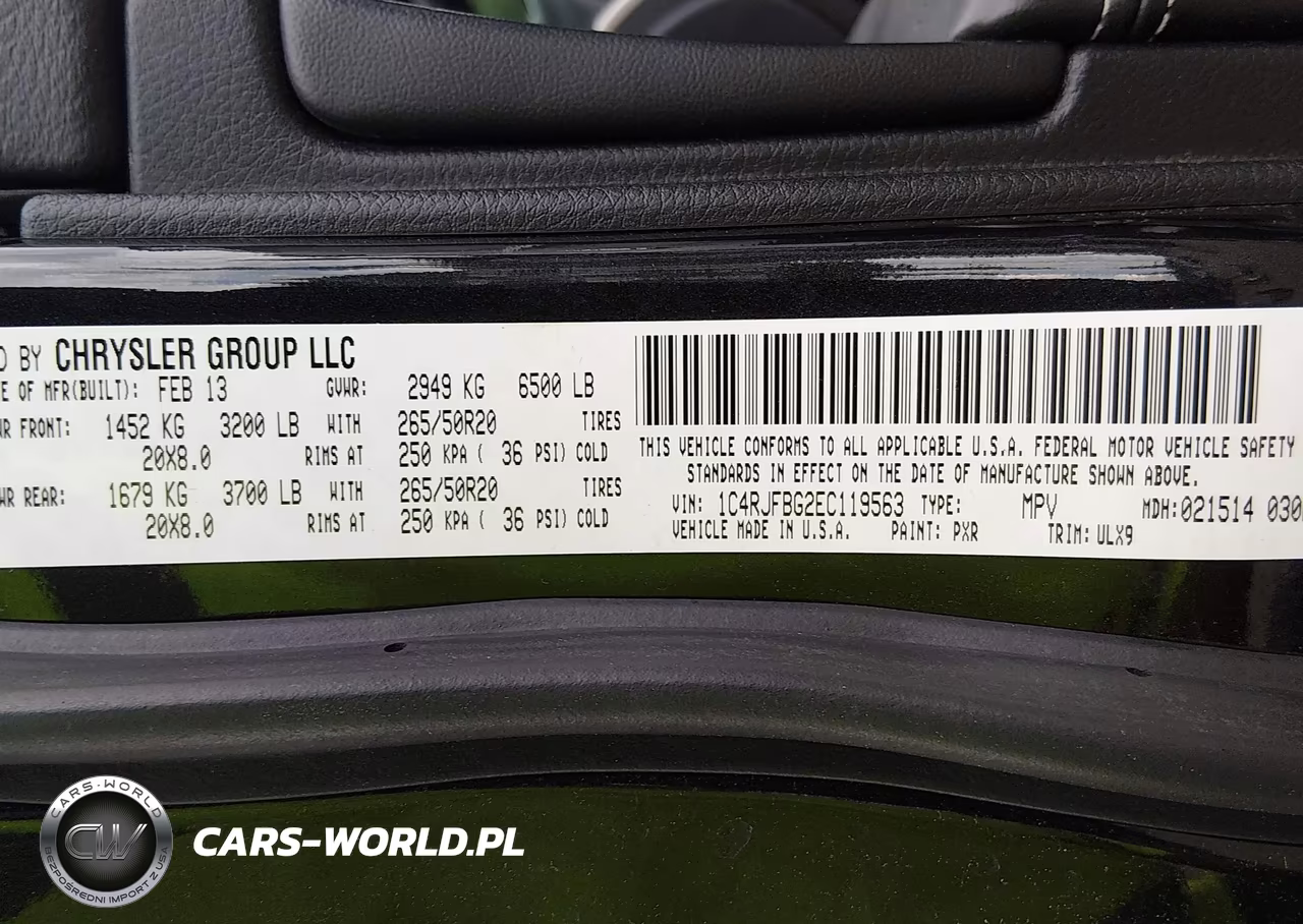 2014 Jeep Grand Cherokee Limited VIN:1C4RJFBG2EC119563 - 9