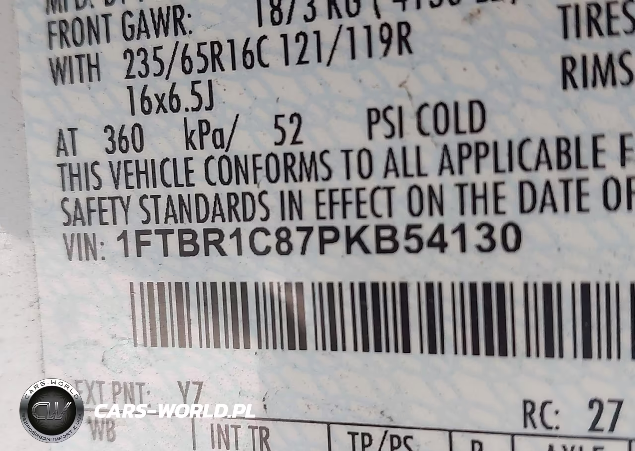 2023 Ford Transit-250 VIN:1FTBR1C87PKB54130 - 9