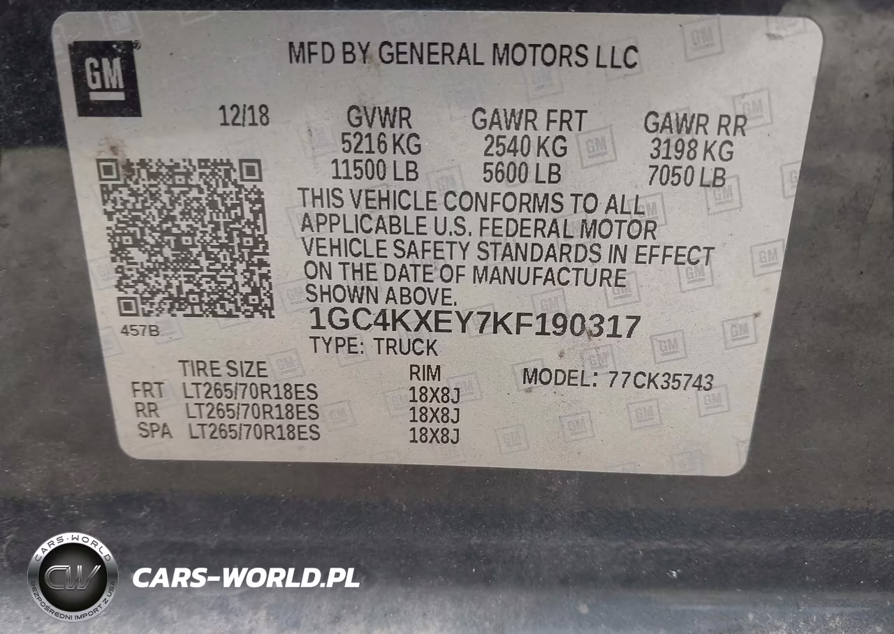 2019 Chevrolet Silverado 3500Hd Ltz VIN:1GC4KXEY7KF190317 - 9