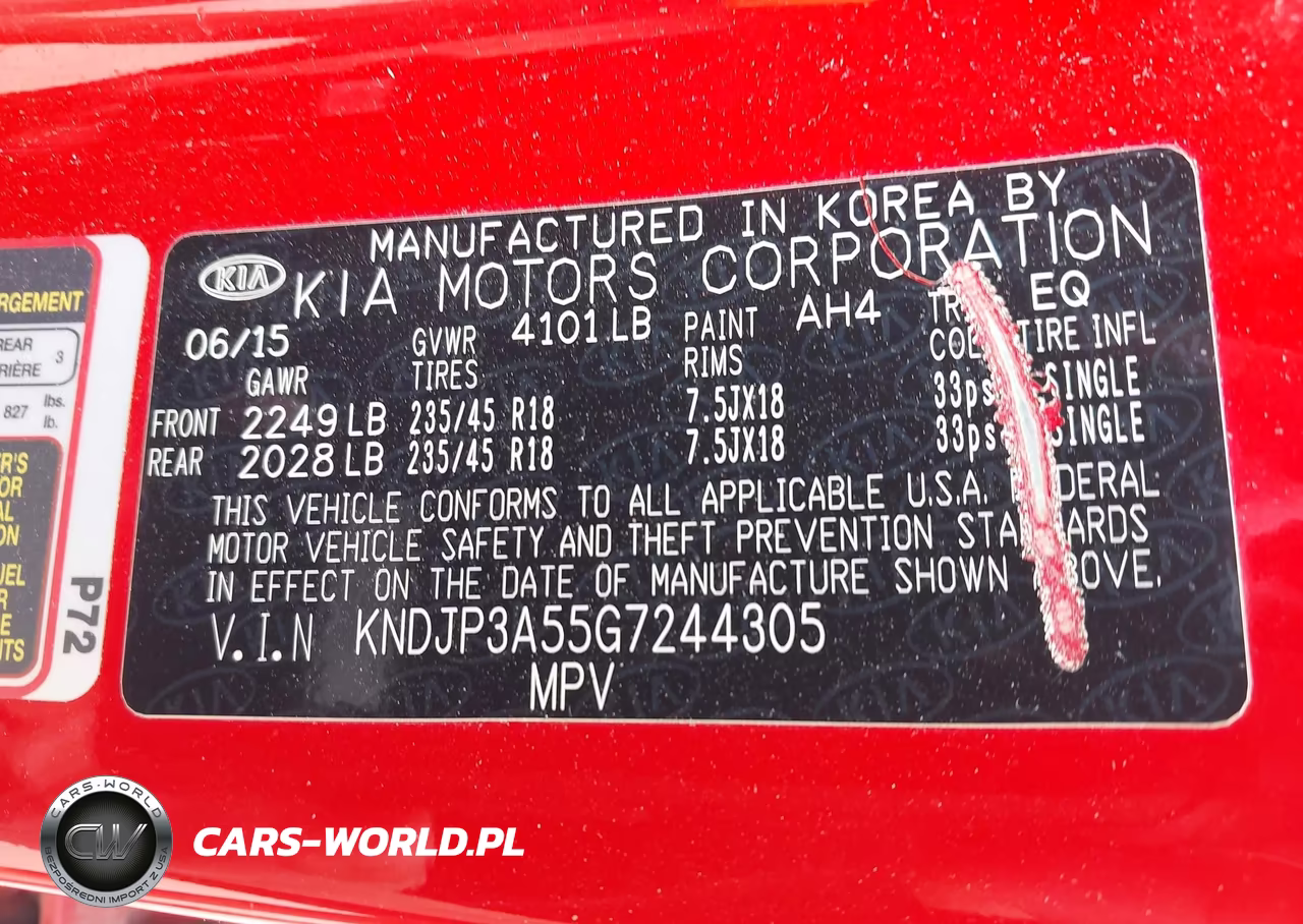 2016 Kia Soul + VIN:KNDJP3A55G7244305 - 9