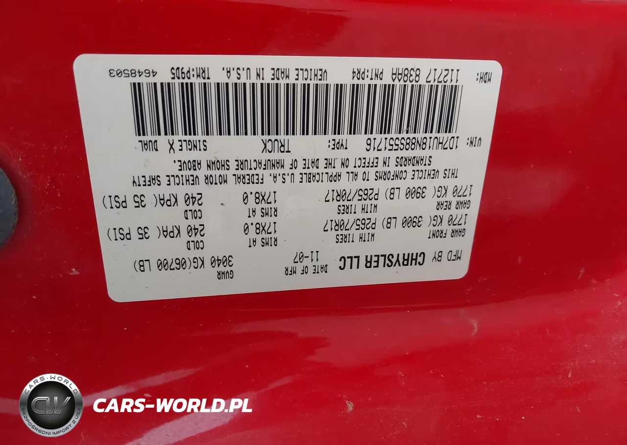 2008 Dodge Ram 1500 St-Sxt VIN:1D7HU18N88S551716 - 9