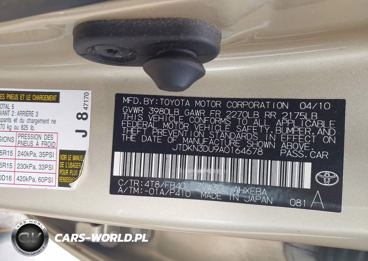 2010 Toyota Prius Iii VIN:JTDKN3DU9A0164678 - 9