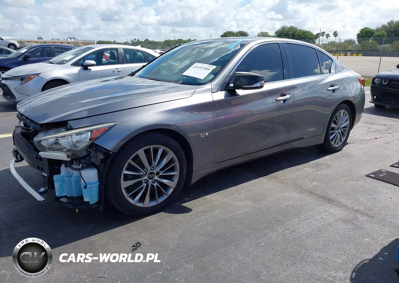 2019 Infiniti Q50 3.0T Luxe VIN:JN1EV7AP1KM541729 - 2