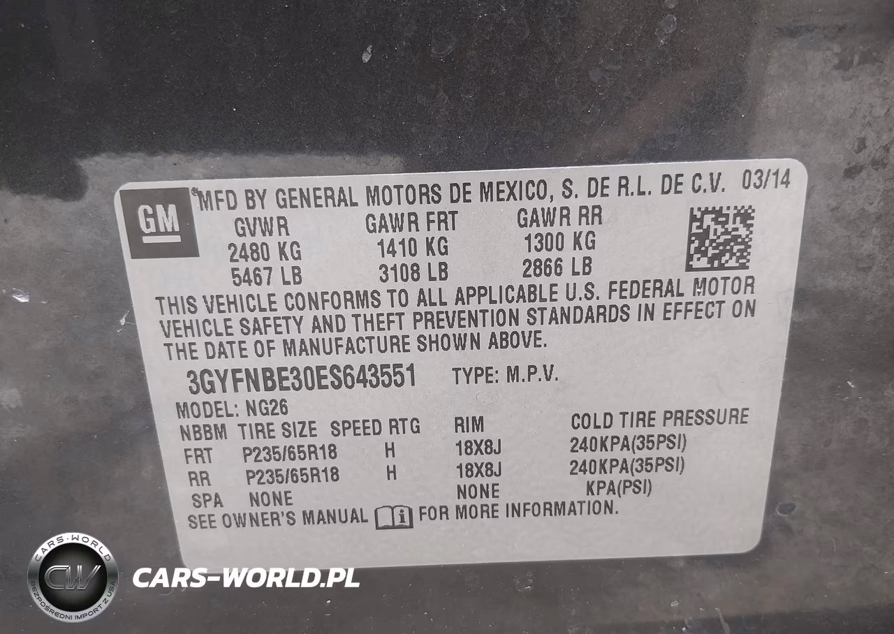 2014 Cadillac Srx Luxury Collection VIN:3GYFNBE30ES643551 - 9