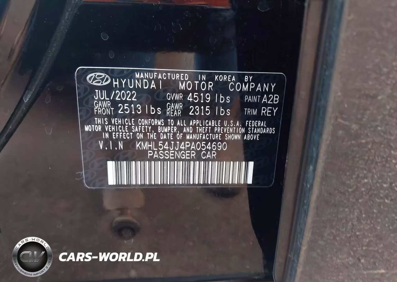 2023 Hyundai Sonata Hybrid Limited VIN:KMHL54JJ4PA054690 - 9