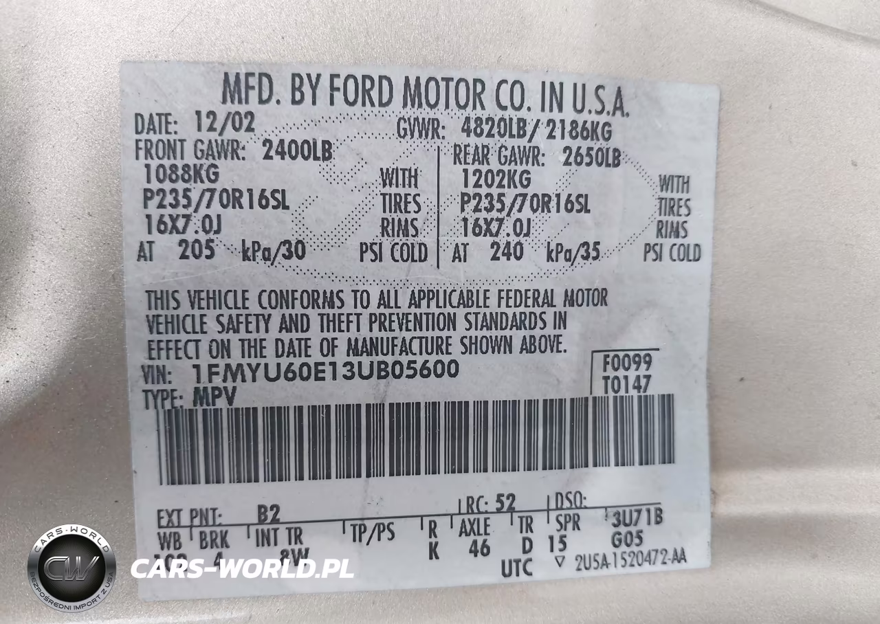 2003 Ford Explorer Sport Xls-Xlt VIN:1FMYU60E13UB05600 - 9