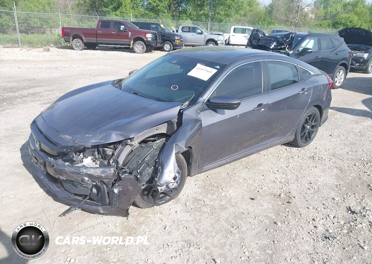 2019 Honda Civic Sport VIN:2HGFC2F82KH596612 - 2
