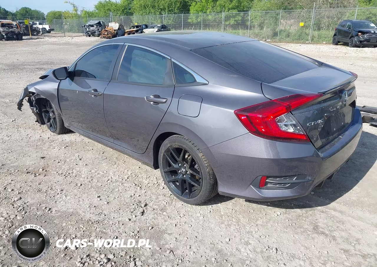 2019 Honda Civic Sport VIN:2HGFC2F82KH596612 - 3