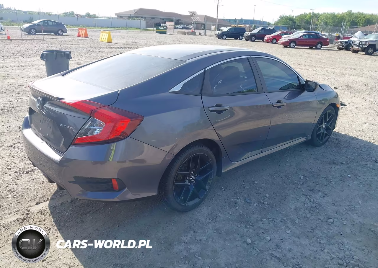 2019 Honda Civic Sport VIN:2HGFC2F82KH596612 - 4