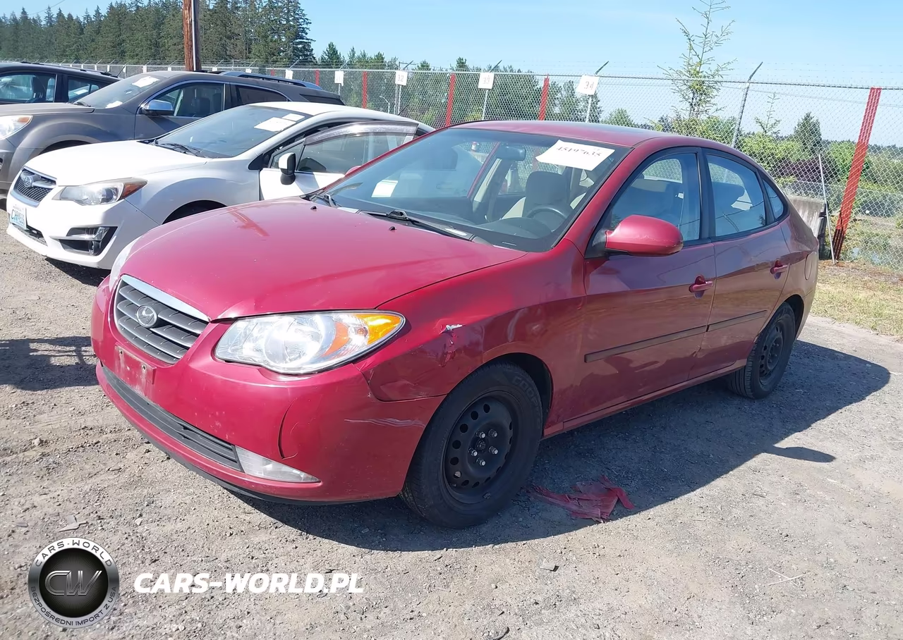 2009 Hyundai Elantra Gls VIN:KMHDU46D09U698540 - 2