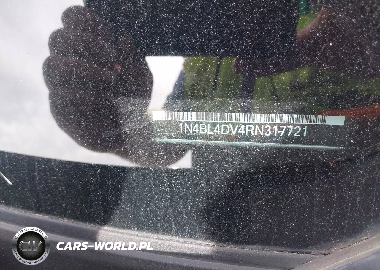 2024 Nissan Altima Sv Fwd VIN:1N4BL4DV4RN317721 - 9