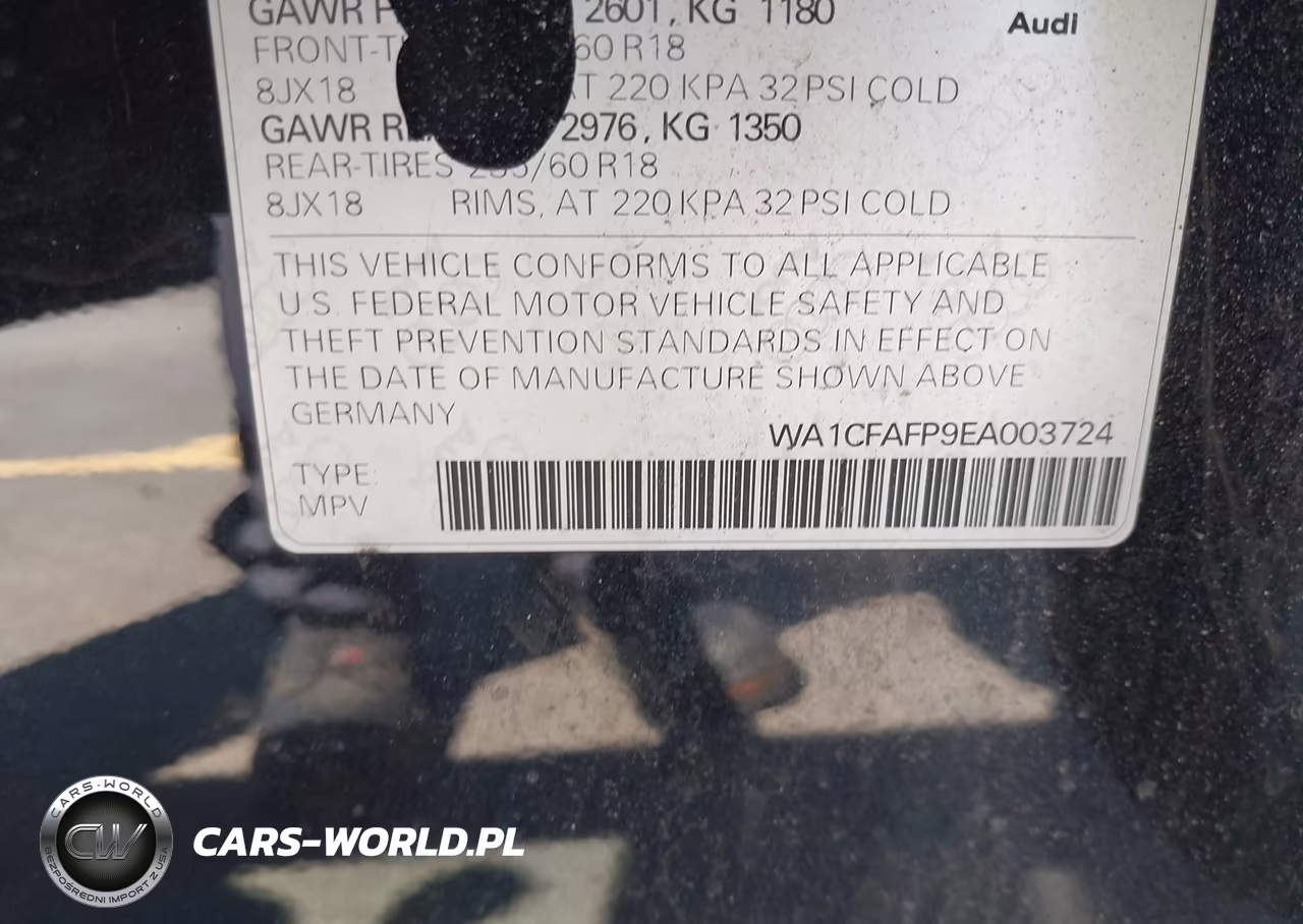 2014 Audi Q5 2.0T Premium VIN:WA1CFAFP9EA003724 - 9