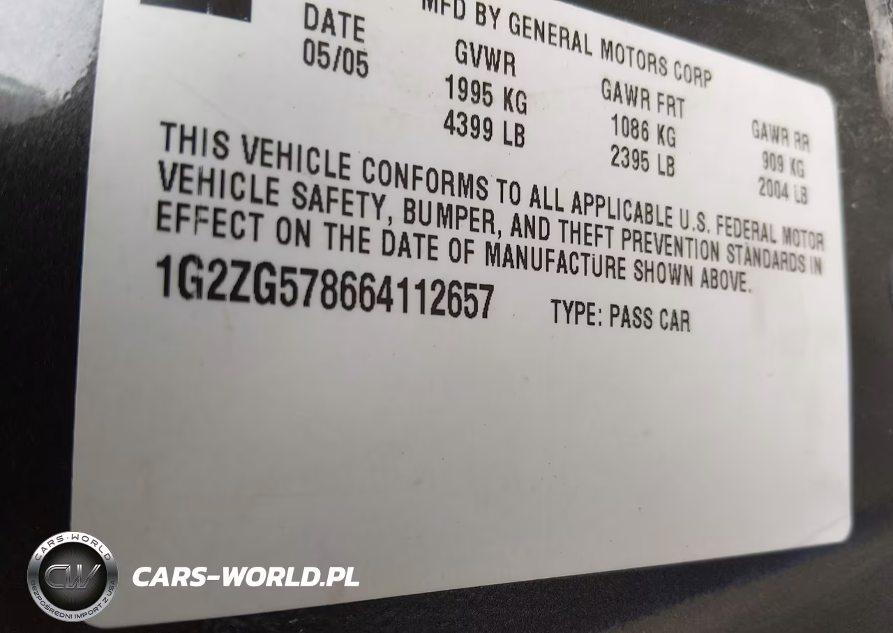 2006 Pontiac G6 VIN:1G2ZG578664112657 - 9