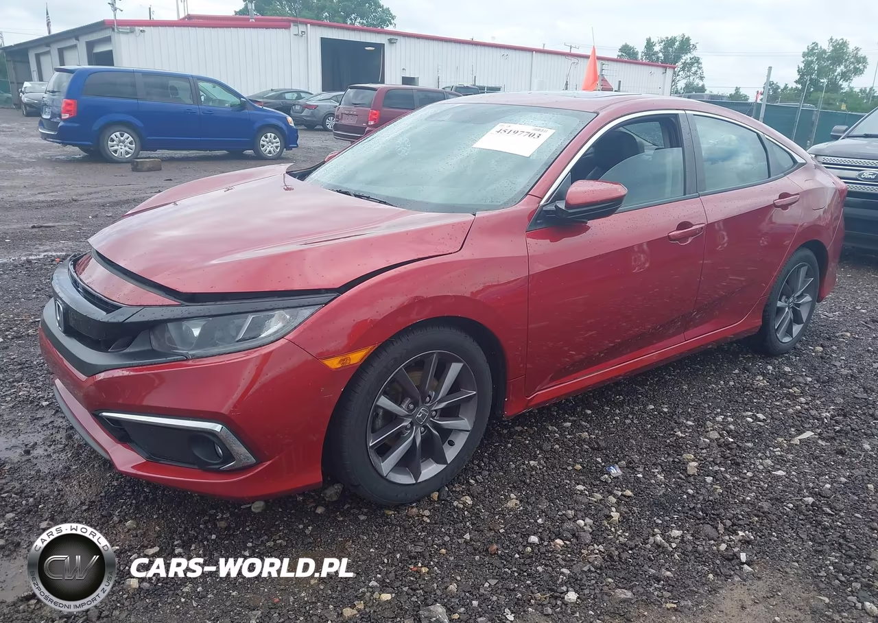 2020 Honda Civic Ex-L VIN:19XFC1F7XLE000577 - 2