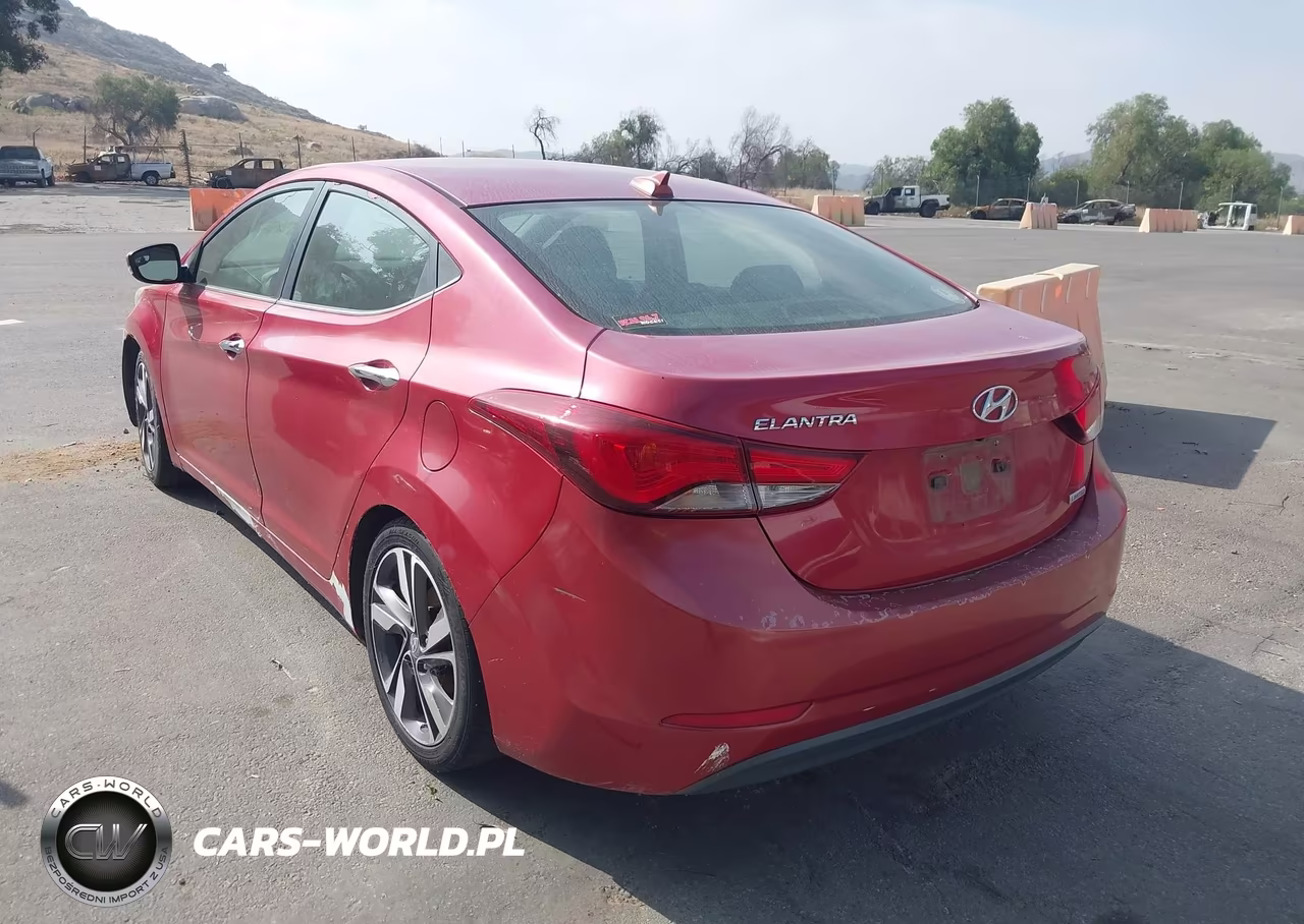 2015 Hyundai Elantra Limited VIN:KMHDH4AEXFU228306 - 3