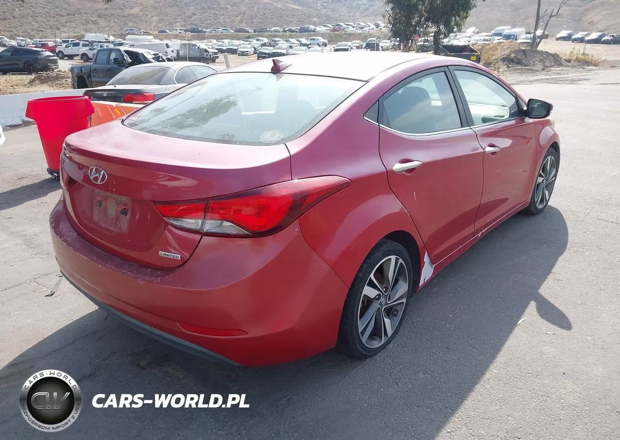 2015 Hyundai Elantra Limited VIN:KMHDH4AEXFU228306 - 4