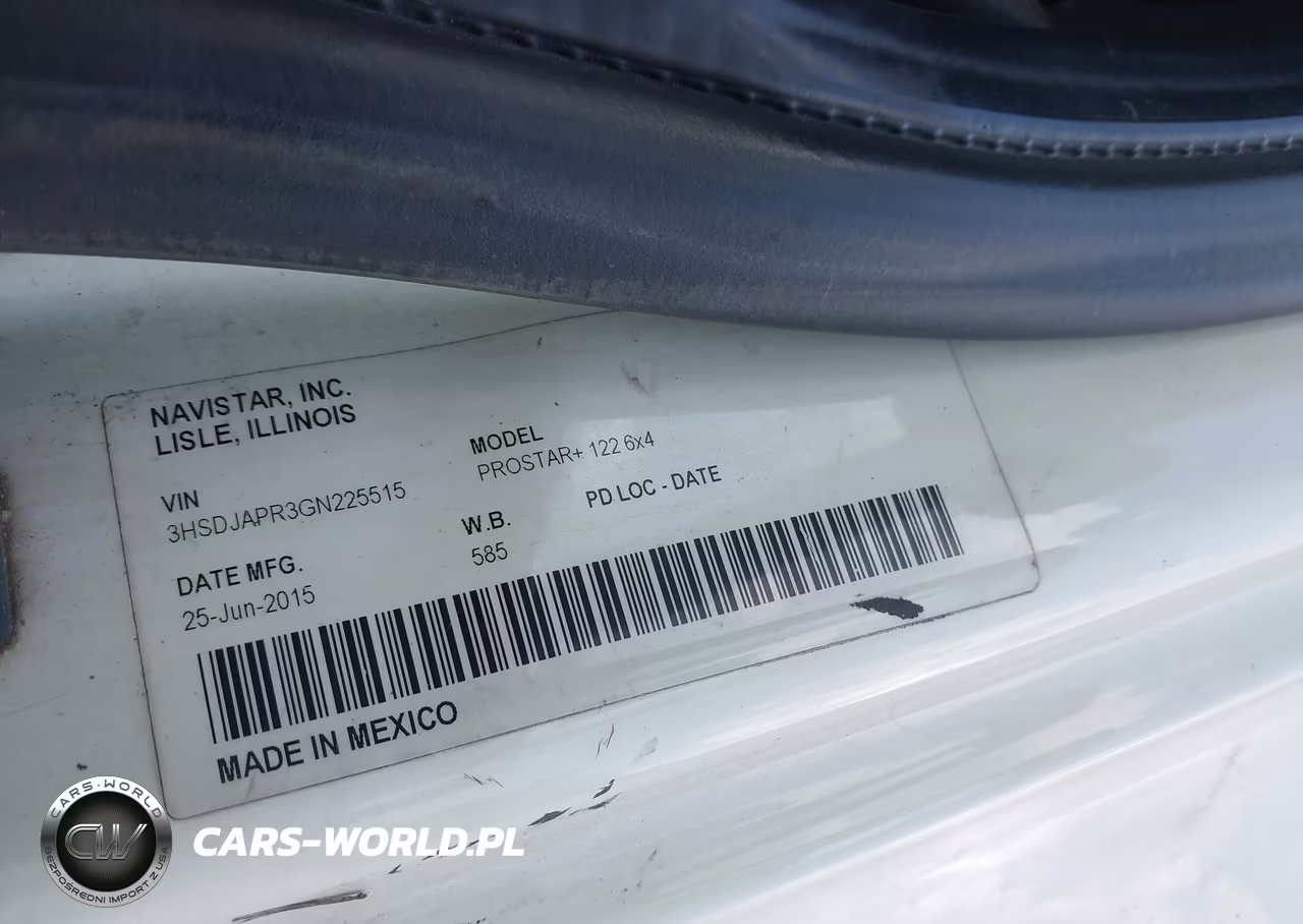 2016 International Prostar VIN:3HSDJAPR3GN225515 - 8