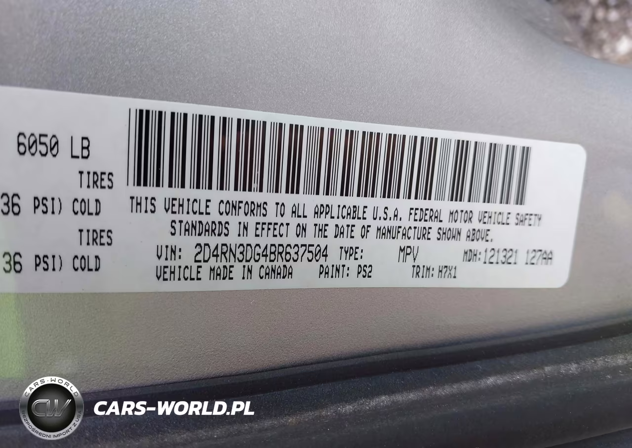 2011 Dodge Grand Caravan Mainstreet VIN:2D4RN3DG4BR637504 - 9