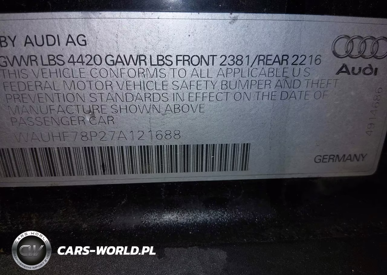 2007 Audi A3 2.0T VIN:WAUHF78P27A121688 - 9
