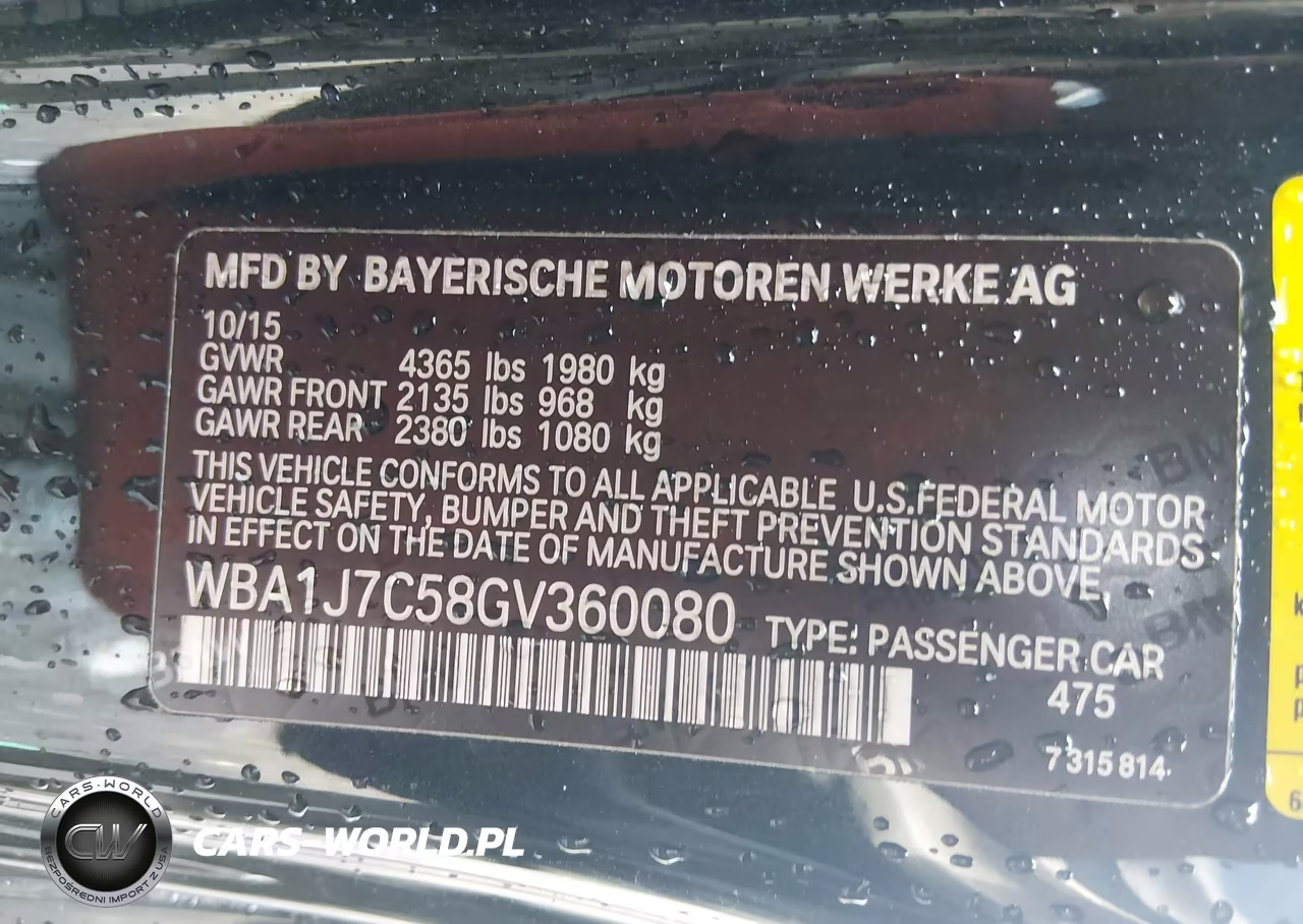 2016 BMW M235I VIN:WBA1J7C58GV360080 - 9