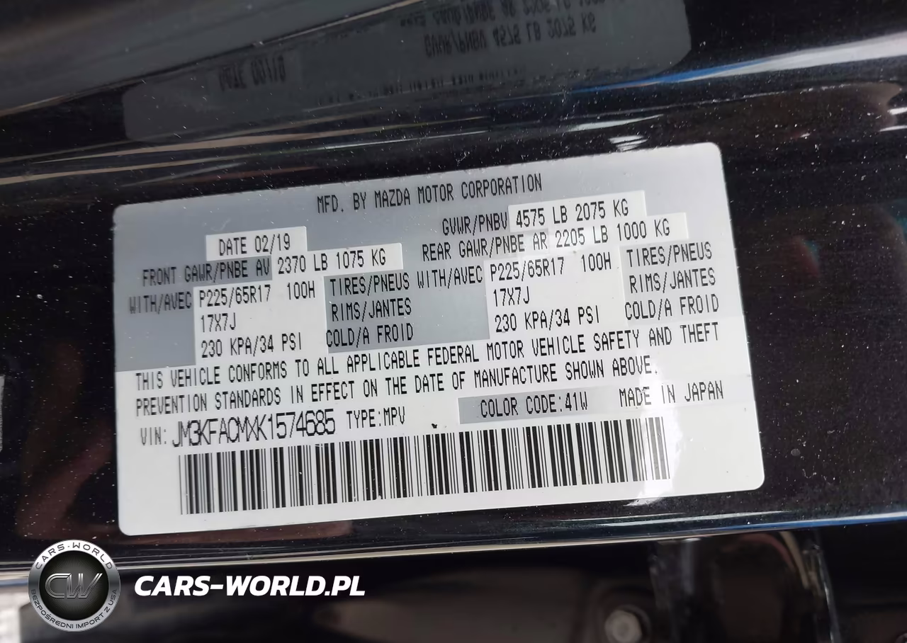2019 Mazda Cx-5 Touring VIN:JM3KFACMXK1574685 - 9