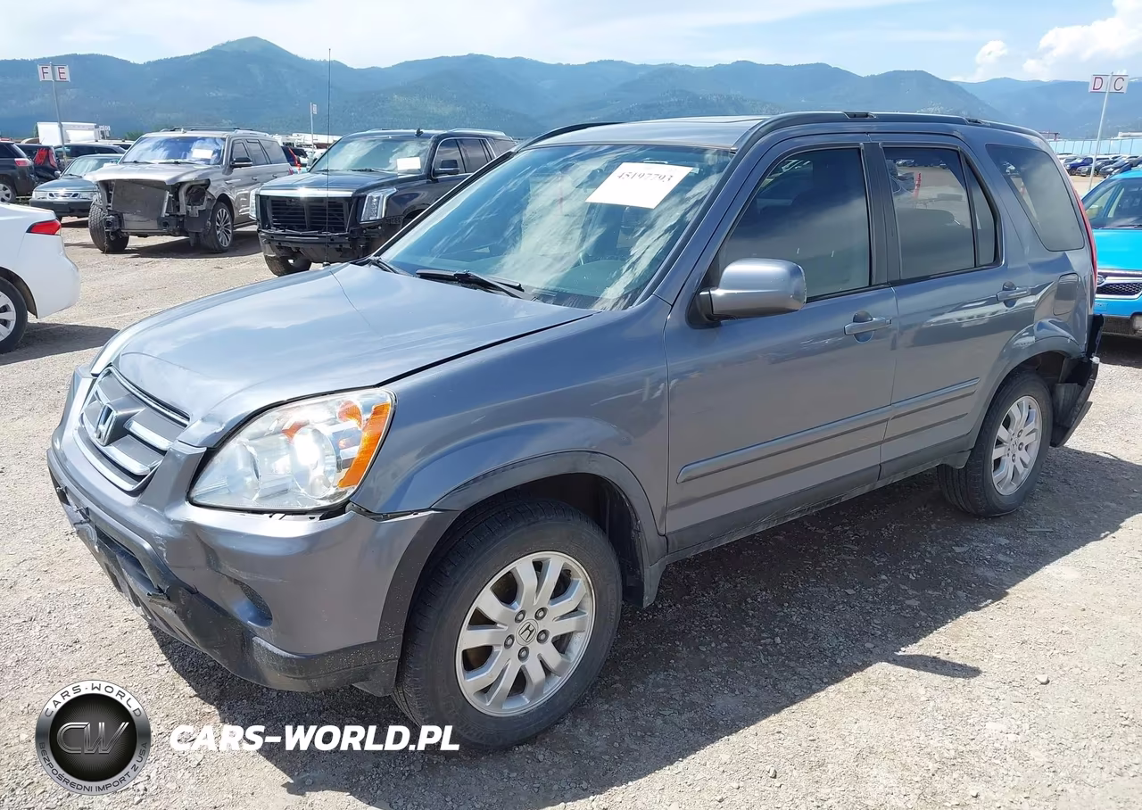 2006 Honda Cr-V Se VIN:JHLRD78996C014075 - 2