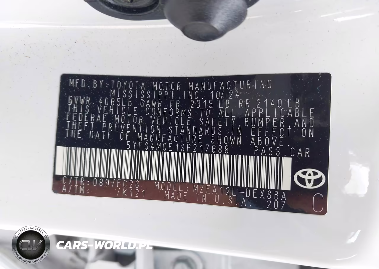 2025 Toyota Corolla Se VIN:5YFS4MCE1SP217688 - 9