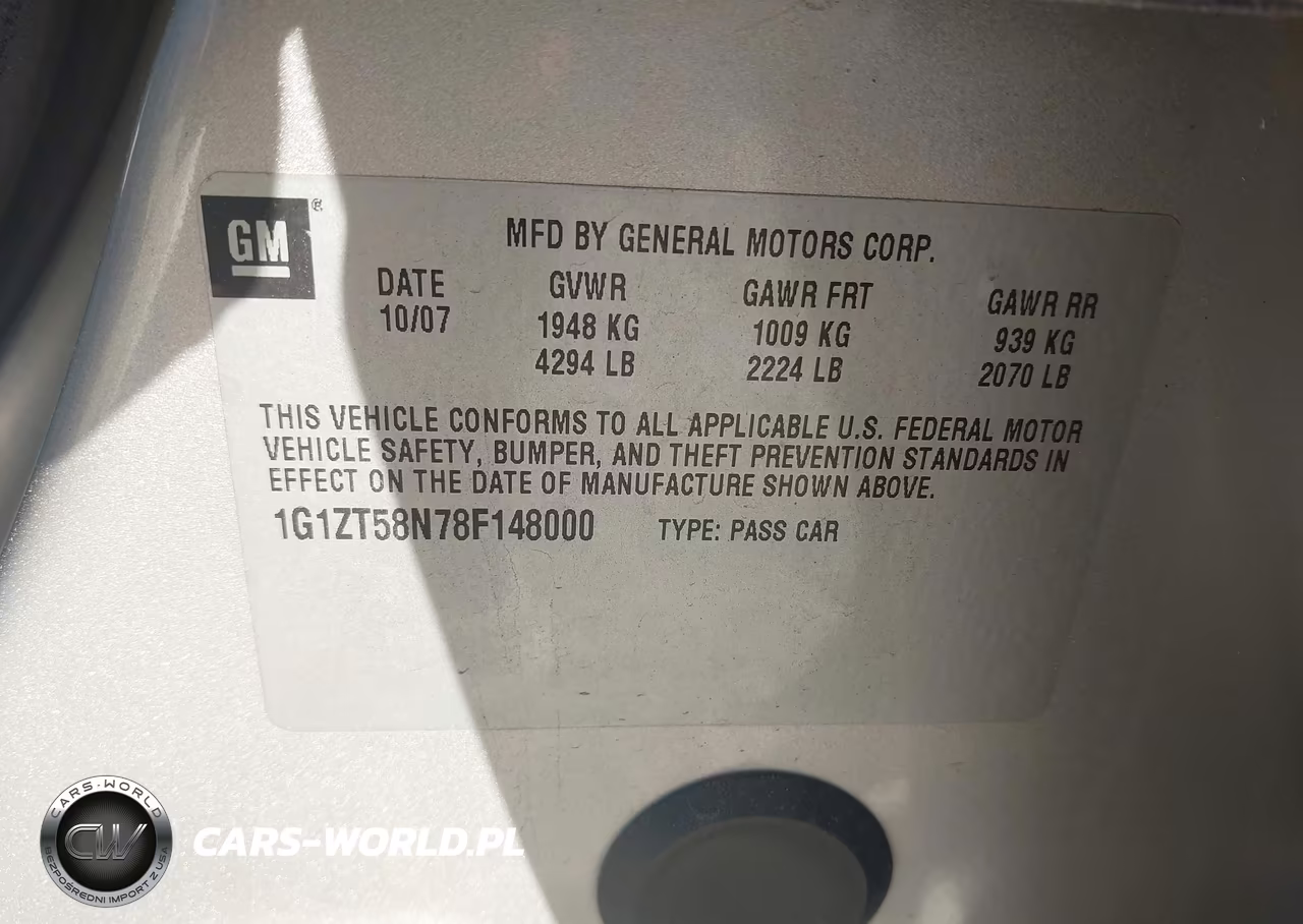 2008 Chevrolet Malibu Classic Lt VIN:1G1ZT58N78F148000 - 9