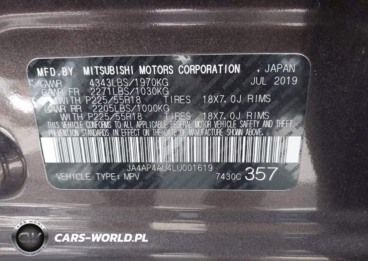 2020 Mitsubishi Outlander Sport 2.0 Se VIN:JA4AP4AU4LU001619 - 9
