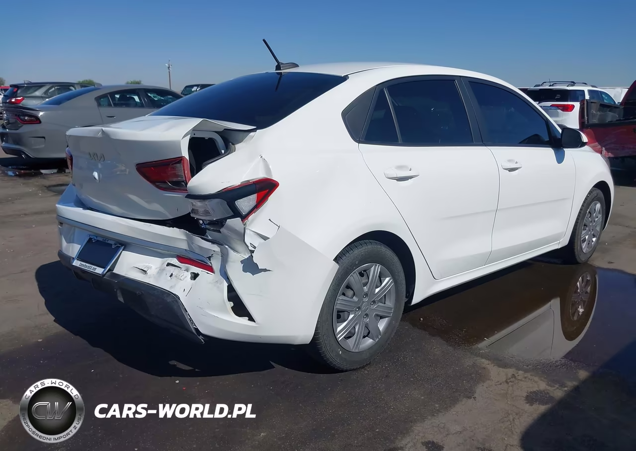 2022 Kia Rio S VIN:3KPA24AD7NE478857 - 4