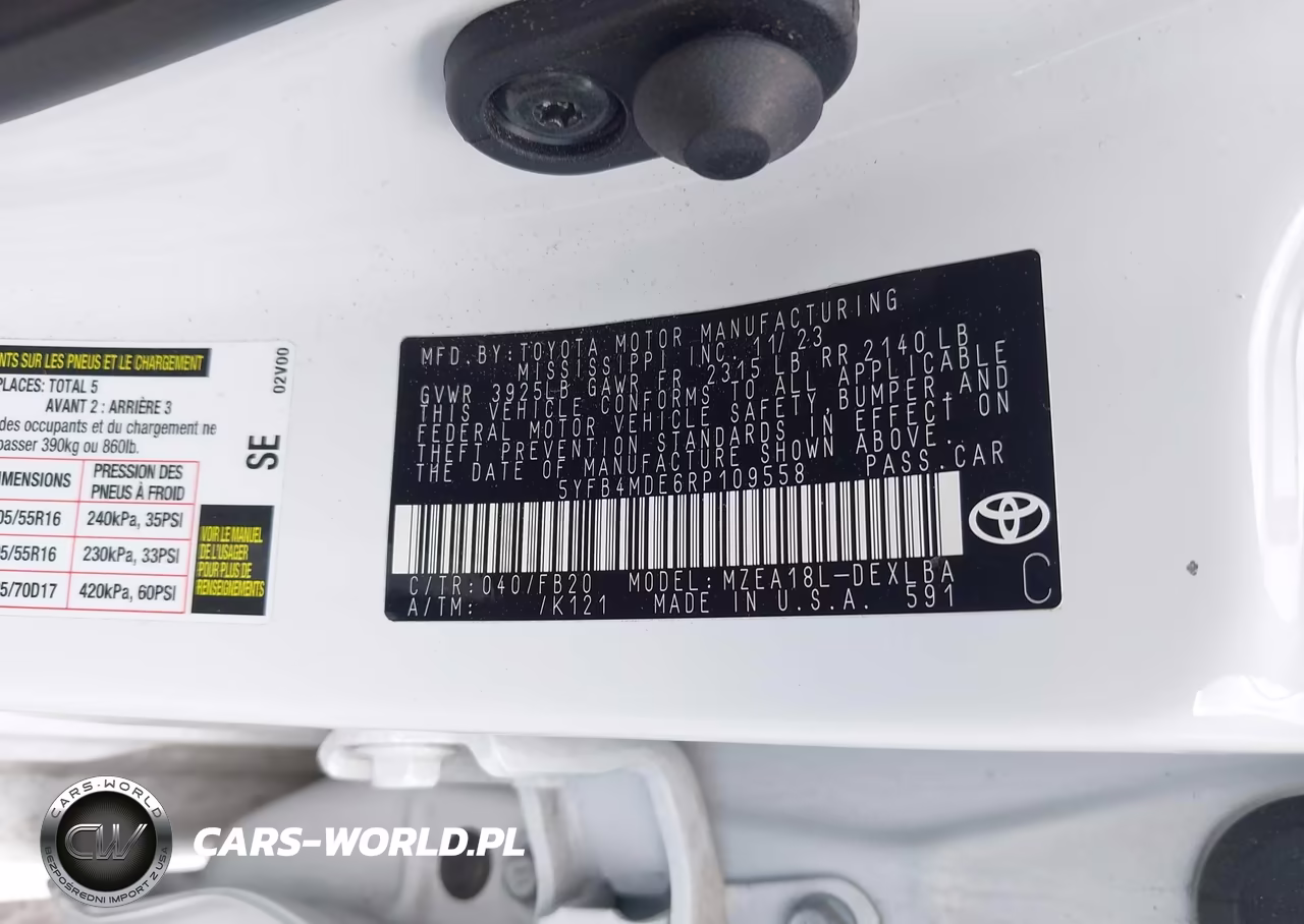 2024 Toyota Corolla Le VIN:5YFB4MDE6RP109558 - 9