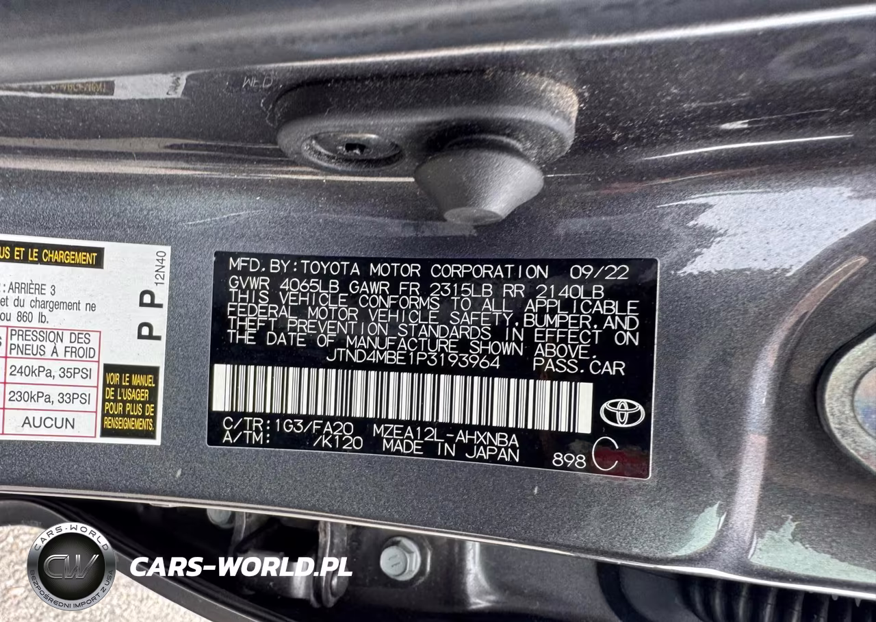 2023 Toyota Corolla Hatchback Se VIN:JTND4MBE1P3193964 - 9