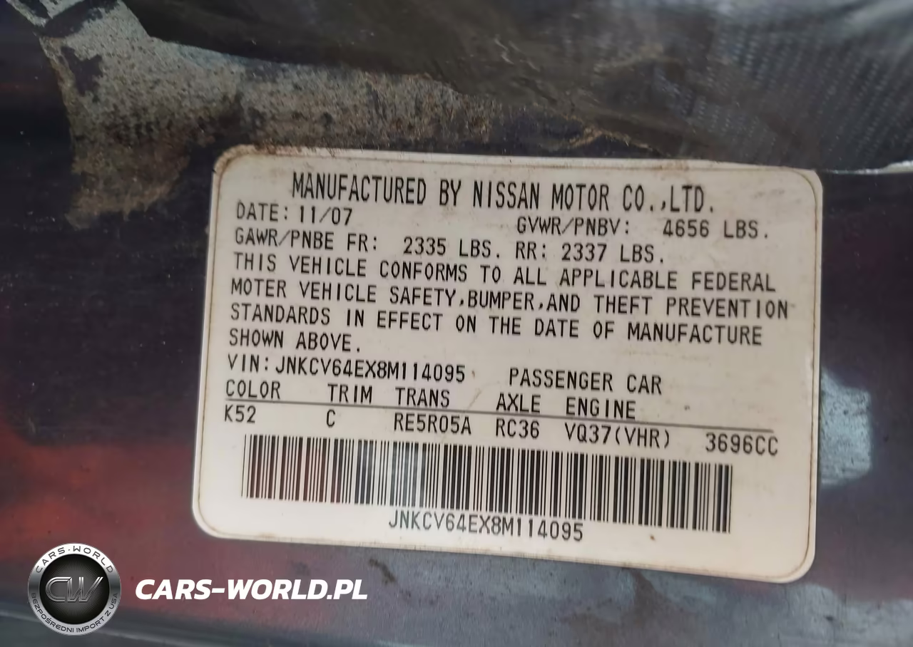 2008 Infiniti G37 Journey VIN:JNKCV64EX8M114095 - 9