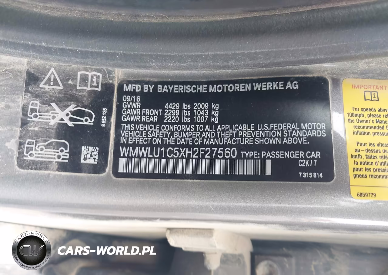 2017 Mini Clubman Cooper VIN:WMWLU1C5XH2F27560 - 9